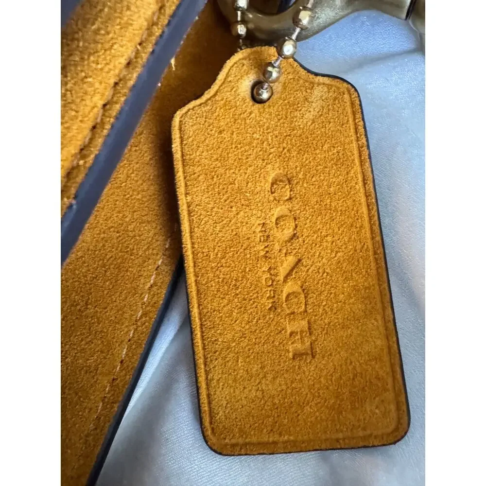 Coach Suede Tabby Shoulder Bag 36 in Orange/Marigold - CEM12 - Picture 11 of 12
